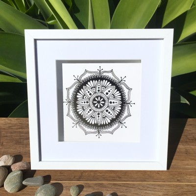 Black V Mini Mandala